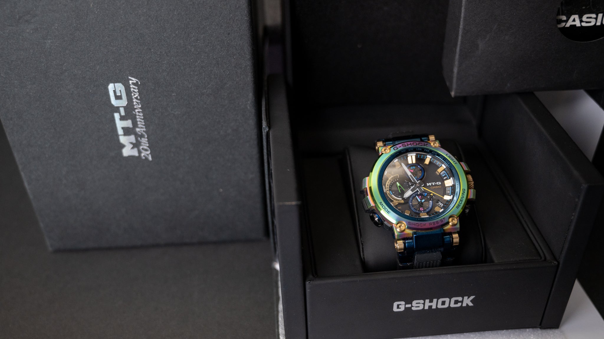 Casio G-Shock MTG-B1000RB Lunar Rainbow 20th Anniversary